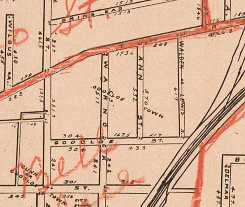 1912 J. T. Slade Map of Lexington